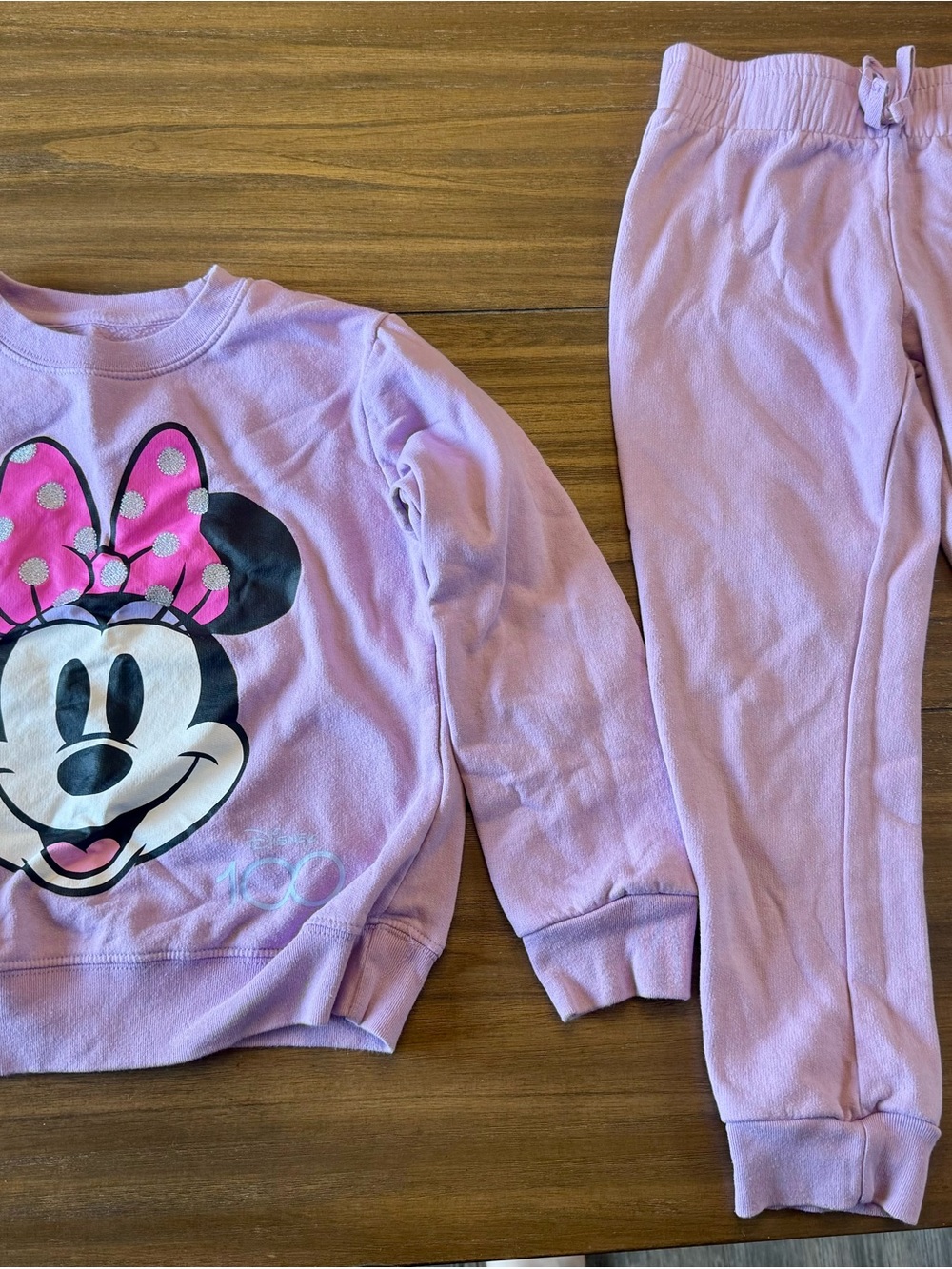 Disney Minnie Mouse Lavender Kids Sweats Set